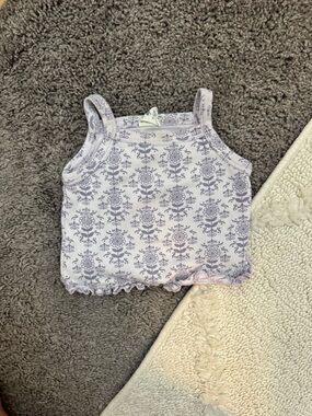 kate quinn Lavender Floral Camisole Tank Top